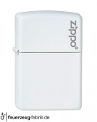 Zippo White Regular with Logo