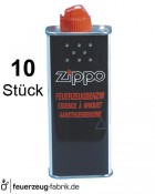 10 x Zippo Feuerzeug Benzin 125 ml